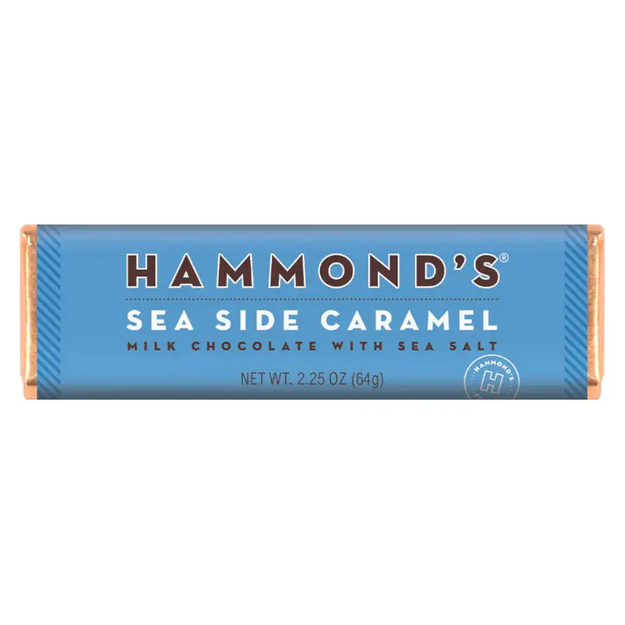 Hammond's sea side caramel milk chocolate with sea salt bar from CLUTCH Market NY