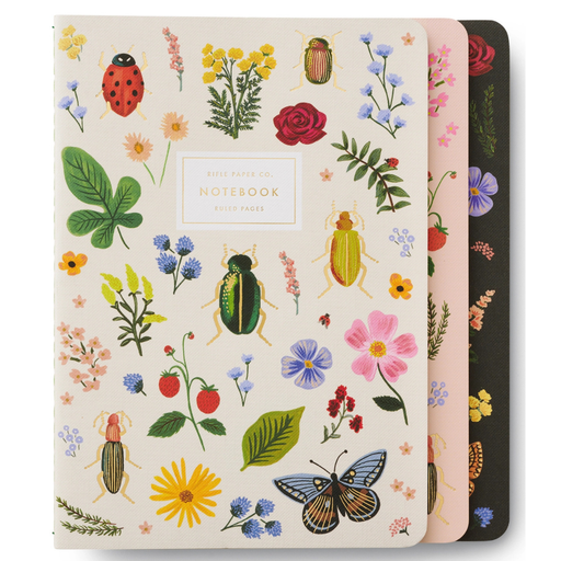 Rifle Paper Co floral botanical ruled notebook 